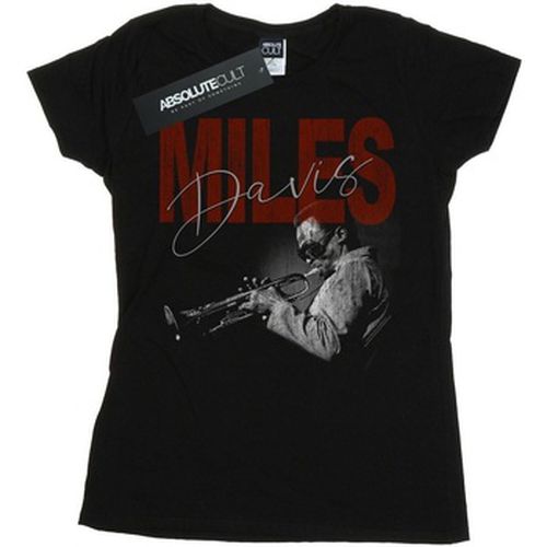 T-shirt Distressed Photo - Miles Davis - Modalova