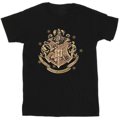 T-shirt Gold Hogwart Crest - Harry Potter - Modalova