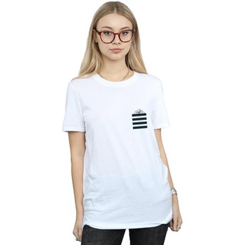 T-shirt Taz Stripes Faux Pocket - Dessins Animés - Modalova
