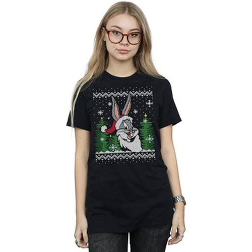 T-shirt Bugs Bunny Christmas Fair Isle - Dessins Animés - Modalova