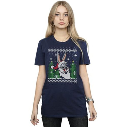 T-shirt Bugs Bunny Christmas Fair Isle - Dessins Animés - Modalova