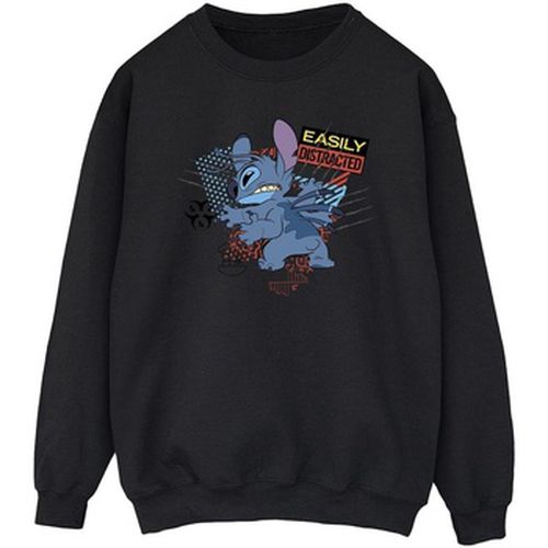 Sweat-shirt Lilo And Stitch Easily Distracted - Disney - Modalova