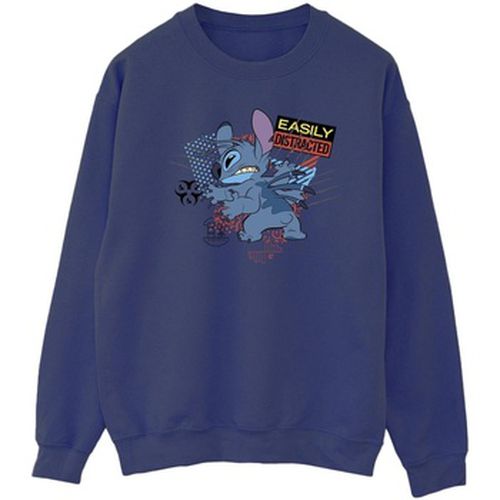 Sweat-shirt Lilo And Stitch Easily Distracted - Disney - Modalova