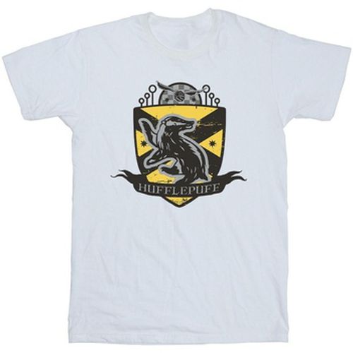 T-shirt Hufflepuff Chest Badge - Harry Potter - Modalova
