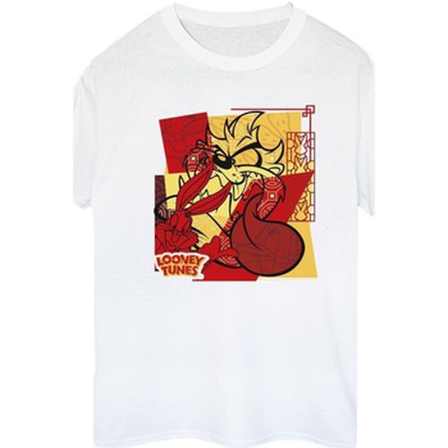 T-shirt Taz Bugs Rabbit New Year - Dessins Animés - Modalova