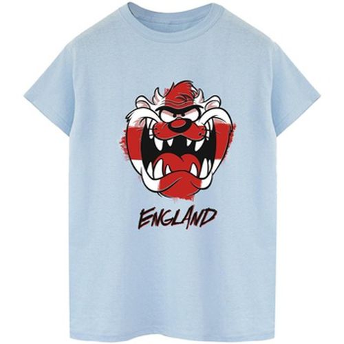 T-shirt Taz England Face - Dessins Animés - Modalova