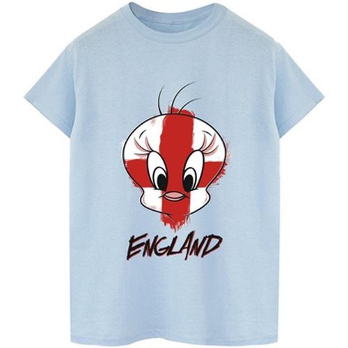 T-shirt Tweety England Face - Dessins Animés - Modalova