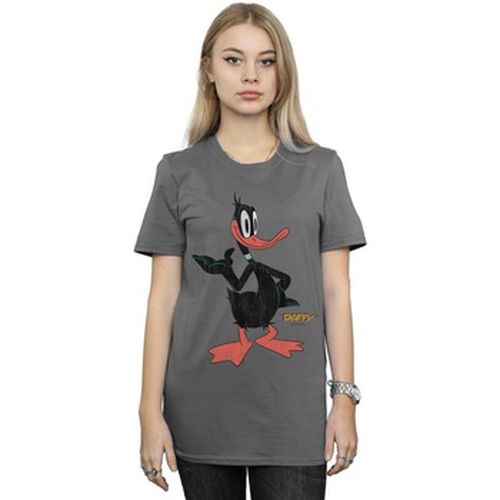 T-shirt Daffy Duck Distressed - Dessins Animés - Modalova