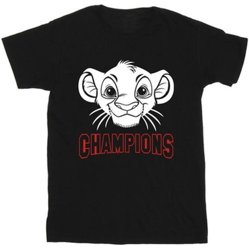 T-shirt The Lion King Simba Face Champion - Disney - Modalova