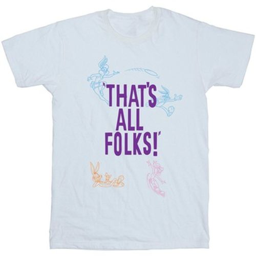 T-shirt That's All Folks - Dessins Animés - Modalova