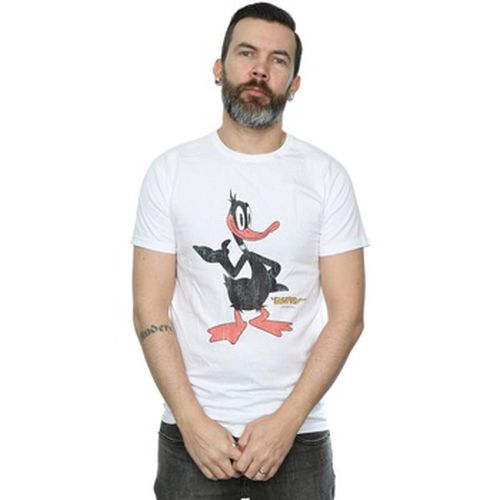 T-shirt Daffy Duck Distressed - Dessins Animés - Modalova