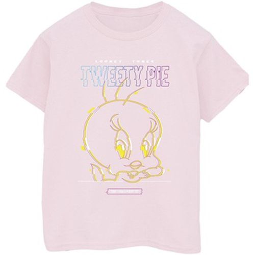 T-shirt Tweety Glitch - Dessins Animés - Modalova