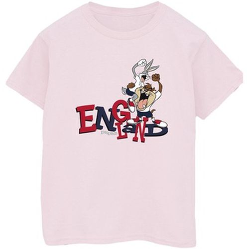T-shirt Bugs Taz England - Dessins Animés - Modalova
