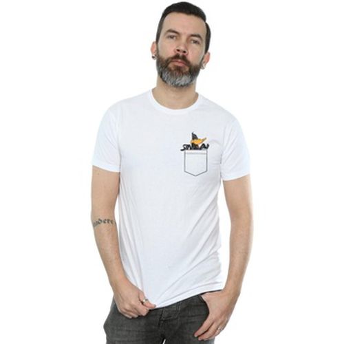 T-shirt Daffy Duck Faux Pocket - Dessins Animés - Modalova