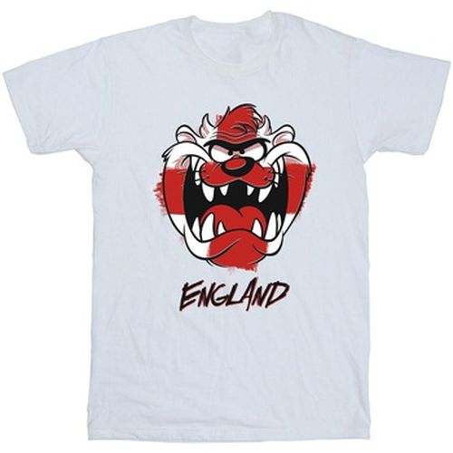 T-shirt Taz England Face - Dessins Animés - Modalova