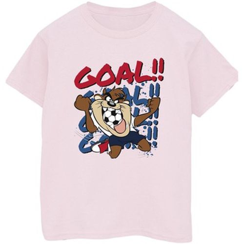 T-shirt Taz Goal Goal Goal - Dessins Animés - Modalova