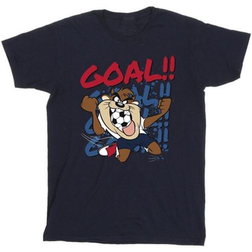 T-shirt Taz Goal Goal Goal - Dessins Animés - Modalova