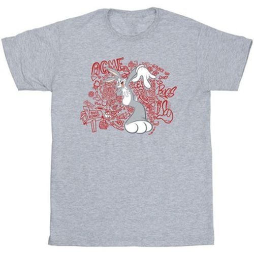 T-shirt ACME Doodles Bugs Bunny - Dessins Animés - Modalova