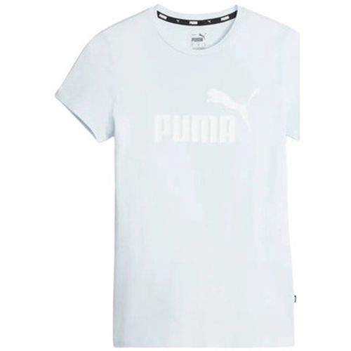 T-shirt TEE-SHIRT BLANC - ICY BLUE - M - Puma - Modalova