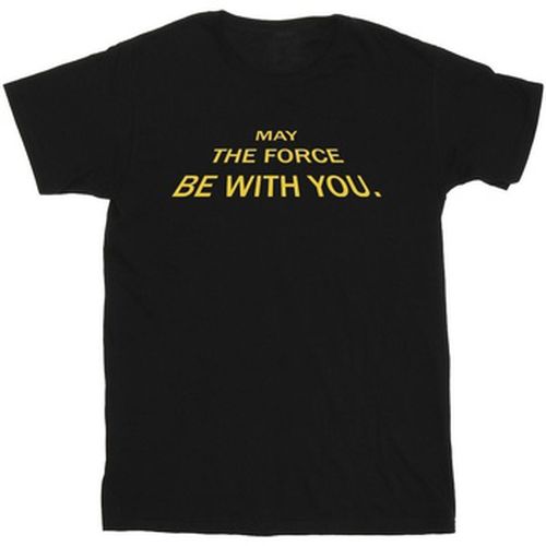T-shirt May The Force Opening Crawls - Disney - Modalova