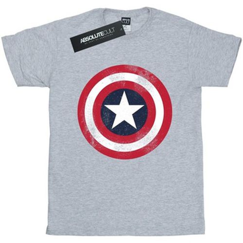 T-shirt Captain America Distressed Shield - Marvel - Modalova