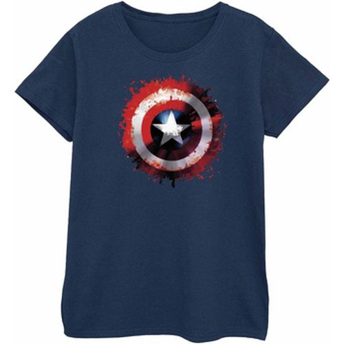 T-shirt Avengers Captain America Art Shield - Marvel - Modalova