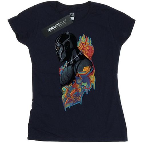 T-shirt Black Panther Profile - Marvel - Modalova