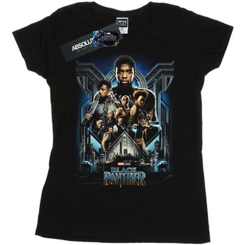 T-shirt Black Panther Movie Poster - Marvel - Modalova