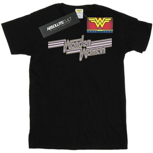 T-shirt Wonder Woman Lines Logo - Dc Comics - Modalova