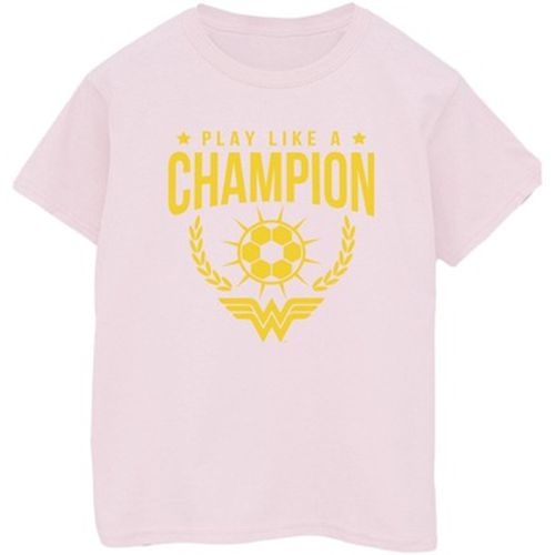 T-shirt Play Like A Champion - Dc Comics - Modalova