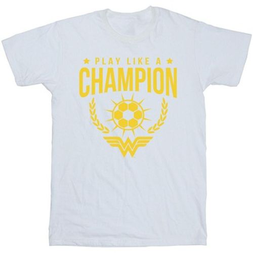 T-shirt Play Like A Champion - Dc Comics - Modalova