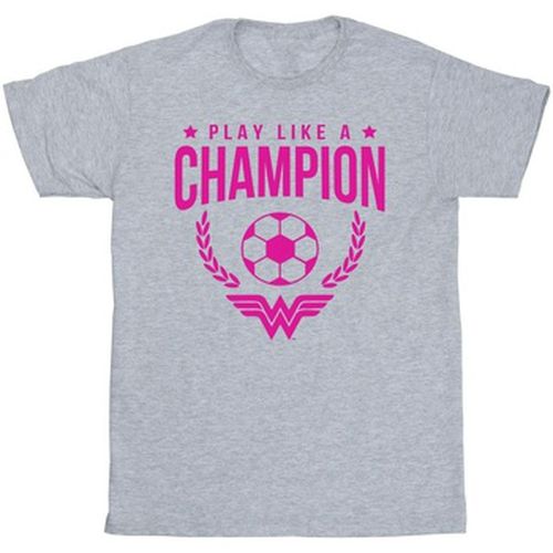 T-shirt Play Like A Champion - Dc Comics - Modalova