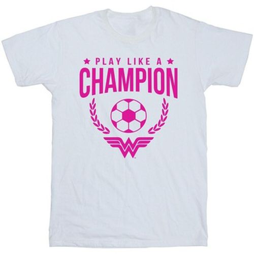 T-shirt Play Like A Champion - Dc Comics - Modalova