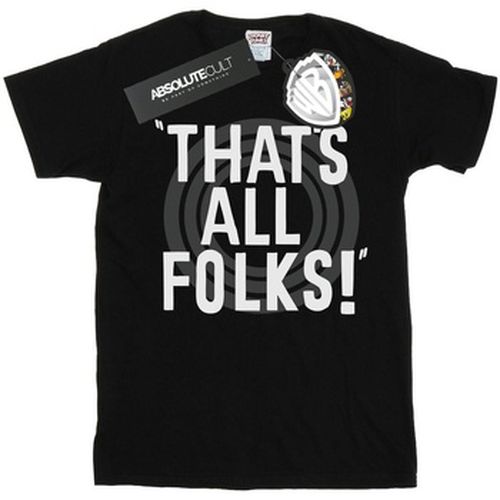 T-shirt That's All Folks - Dessins Animés - Modalova