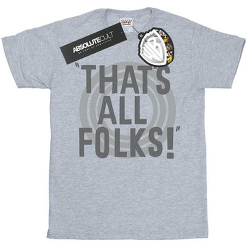 T-shirt That's All Folks - Dessins Animés - Modalova