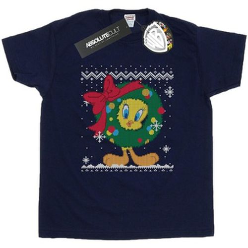T-shirt Tweety Pie Christmas Fair Isle - Dessins Animés - Modalova