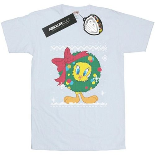 T-shirt Tweety Pie Christmas Fair Isle - Dessins Animés - Modalova