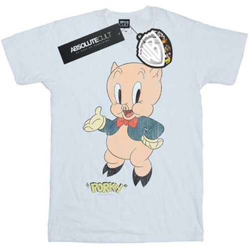 T-shirt Porky Pig Distressed - Dessins Animés - Modalova