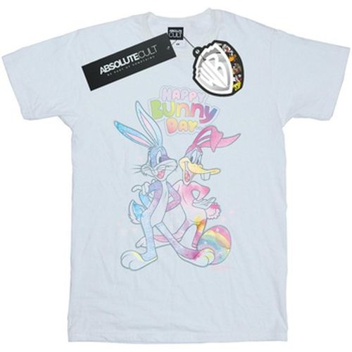 T-shirt Bugs And Daffy Happy Bunny Day - Dessins Animés - Modalova
