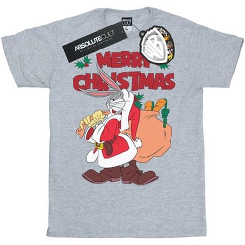 T-shirt Santa Bugs Bunny - Dessins Animés - Modalova