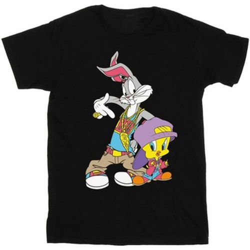 T-shirt Bugs And Tweety Hip Hop - Dessins Animés - Modalova
