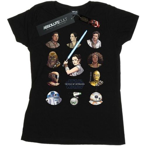 T-shirt Star Wars The Rise Of Skywalker Resistance Character Line Up - Star Wars: The Rise Of Skywalker - Modalova