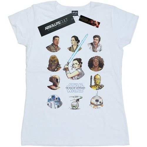 T-shirt Star Wars The Rise Of Skywalker Resistance Character Line Up - Star Wars: The Rise Of Skywalker - Modalova