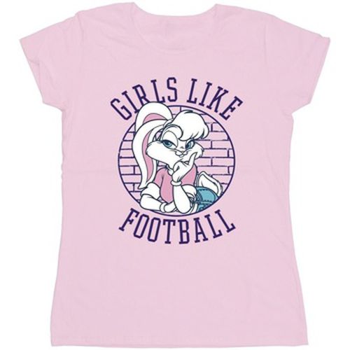 T-shirt Girls Like Football - Dessins Animés - Modalova