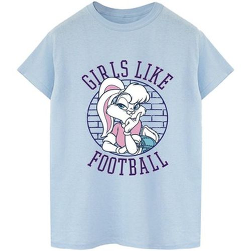 T-shirt Girls Like Football - Dessins Animés - Modalova