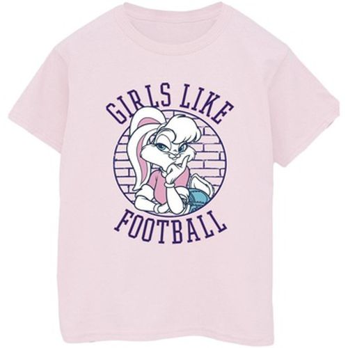 T-shirt Girls Like Football - Dessins Animés - Modalova