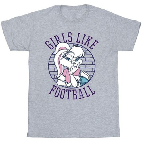 T-shirt Girls Like Football - Dessins Animés - Modalova