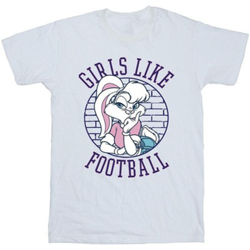 T-shirt Girls Like Football - Dessins Animés - Modalova