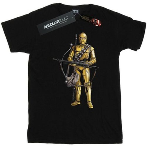 T-shirt Star Wars The Rise Of Skywalker C-3PO Chewbacca Bow Caster - Star Wars: The Rise Of Skywalker - Modalova