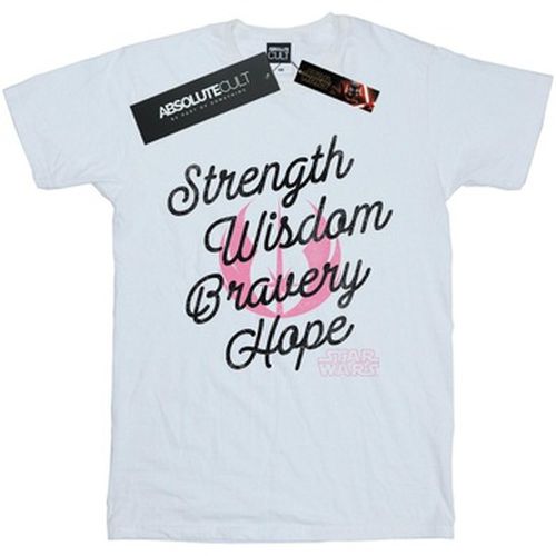 T-shirt Strength Wisdom Bravery Hope - Star Wars: The Rise Of Skywalker - Modalova